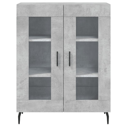 vidaXL Sideboard Concrete Grey 69.5x34x90 cm Engineered Wood 5