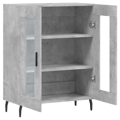 vidaXL Sideboard Concrete Grey 69.5x34x90 cm Engineered Wood 6