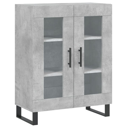 vidaXL Sideboard Concrete Grey 69,5x34x90 cm Engineered Wood 2