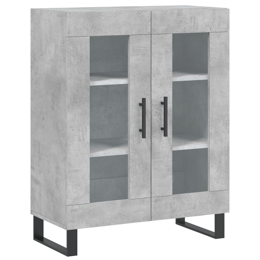 Sideboard 69,5x34x90 cm Engineered Wood Concrete grey
