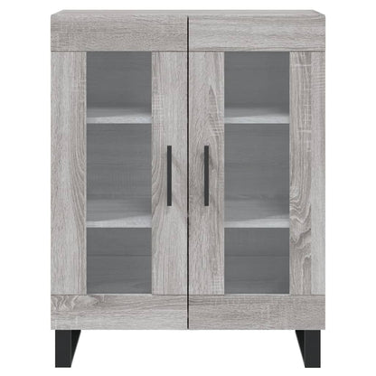 vidaXL Sideboard Grey Sonoma 69.5x34x90 cm Engineered Wood 5