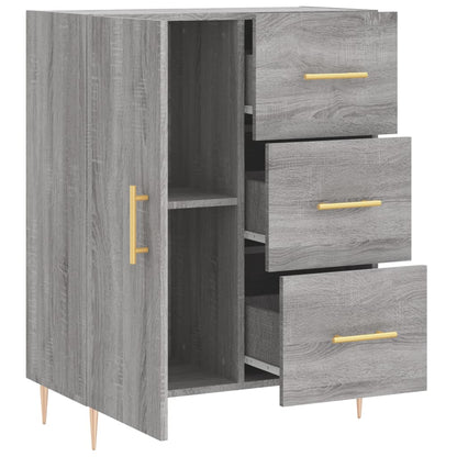 vidaXL Sideboard Grey Sonoma 69.5x34x90 cm Engineered Wood 6