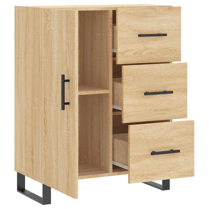 vidaXL Sideboard Sonoma Oak 69.5x34x90 cm Engineered Wood 6