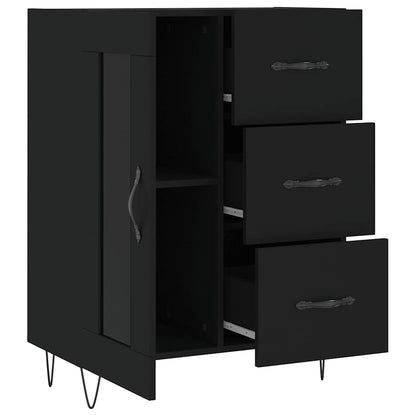 vidaXL Sideboard Black 69.5x34x90 cm Engineered Wood 6