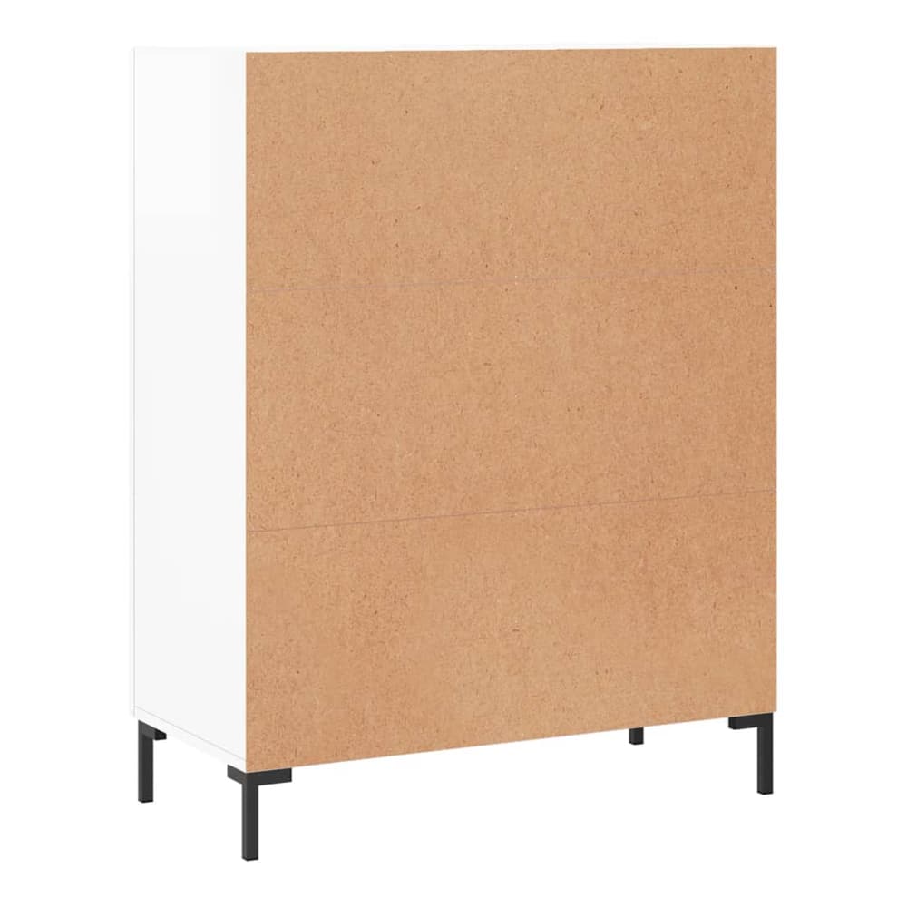 Sideboard 69,5x34x90 cm Engineered Wood High gloss white