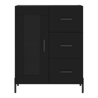 Sideboard 69,5x34x90 cm Engineered Wood Black