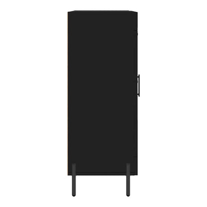 Sideboard 69,5x34x90 cm Engineered Wood Black