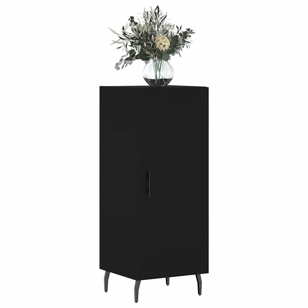 vidaXL Sideboard Black 34.5x34x90 cm Engineered Wood 3