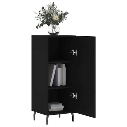 vidaXL Sideboard Black 34.5x34x90 cm Engineered Wood 4