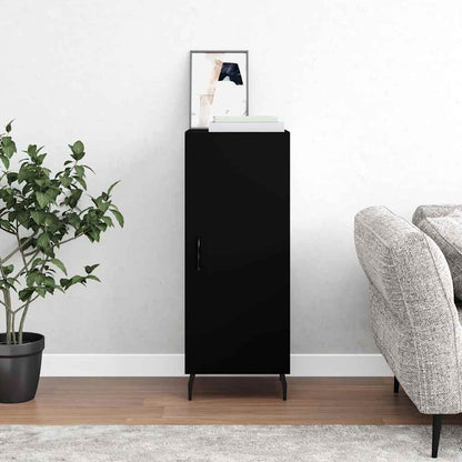 vidaXL Sideboard Black 34.5x34x90 cm Engineered Wood 1