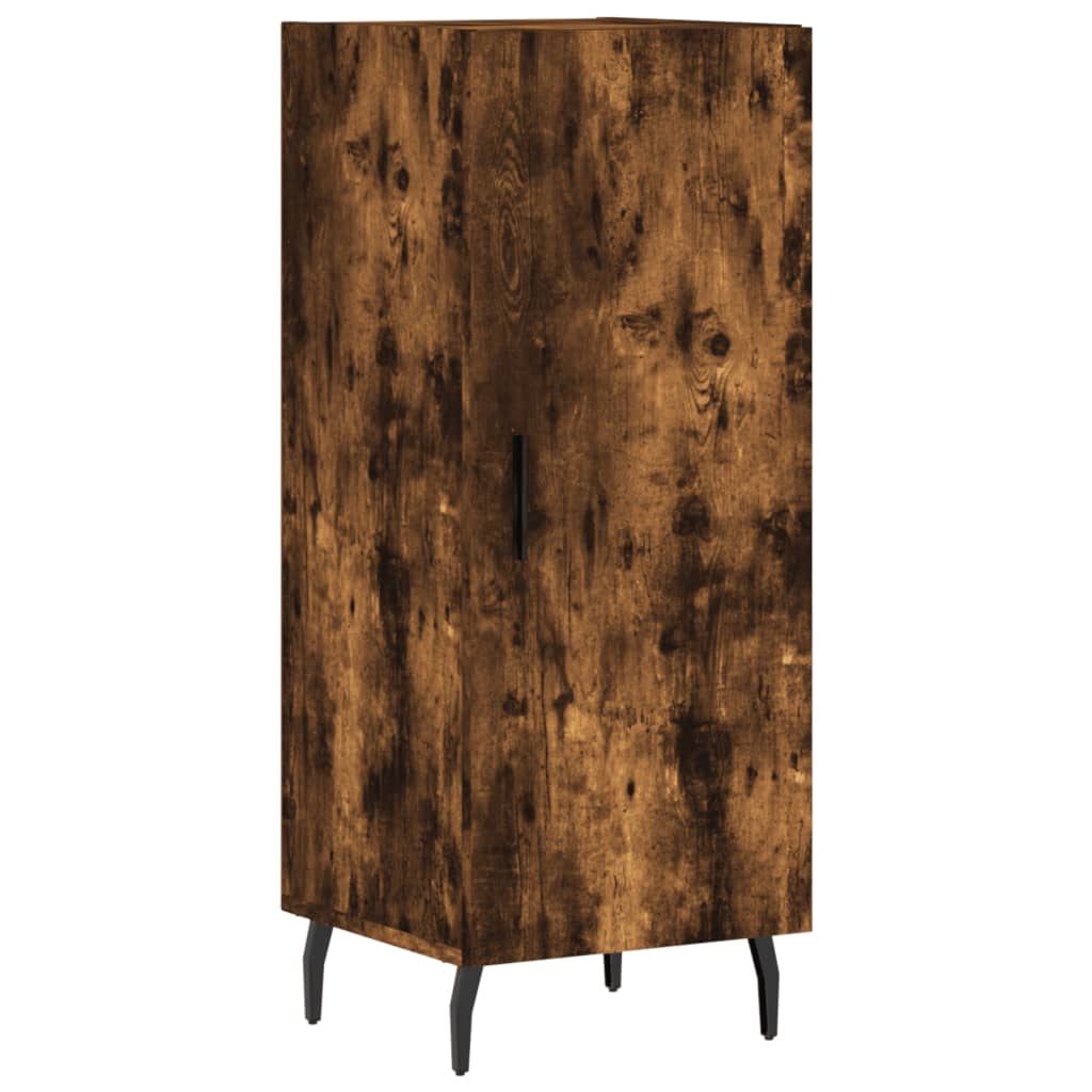 vidaXL Sideboard Smoked Oak 34.5x34x90 cm Engineered Wood 2