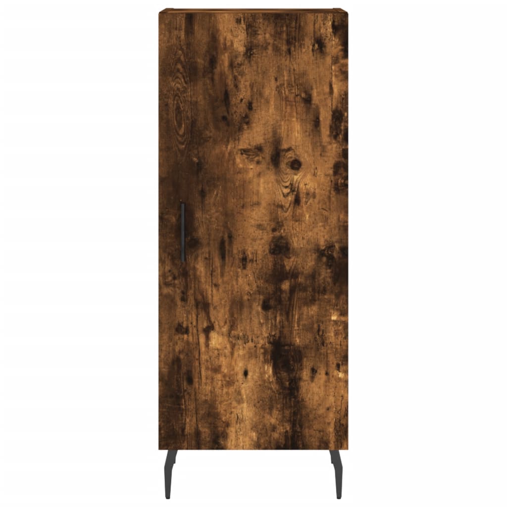 vidaXL Sideboard Smoked Oak 34.5x34x90 cm Engineered Wood 6