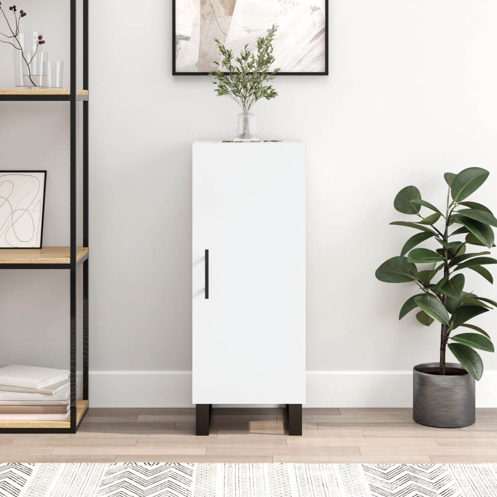 vidaXL Sideboard White 34.5x34x90 cm Engineered Wood 1