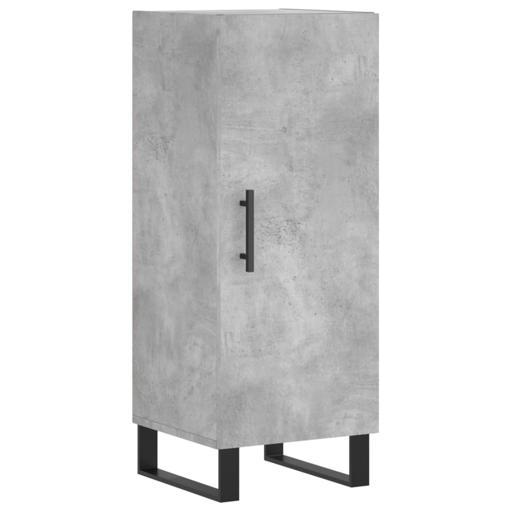 vidaXL Sideboard Concrete Grey 34.5x34x90 cm Engineered Wood 2