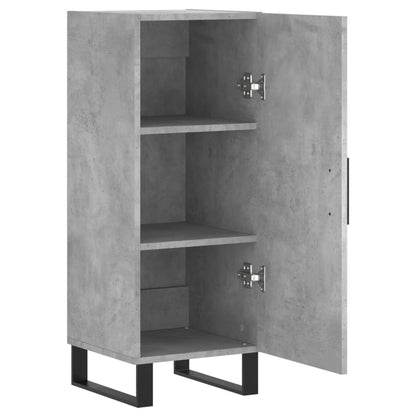 vidaXL Sideboard Concrete Grey 34.5x34x90 cm Engineered Wood 5