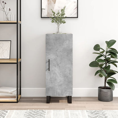 vidaXL Sideboard Concrete Grey 34.5x34x90 cm Engineered Wood 1