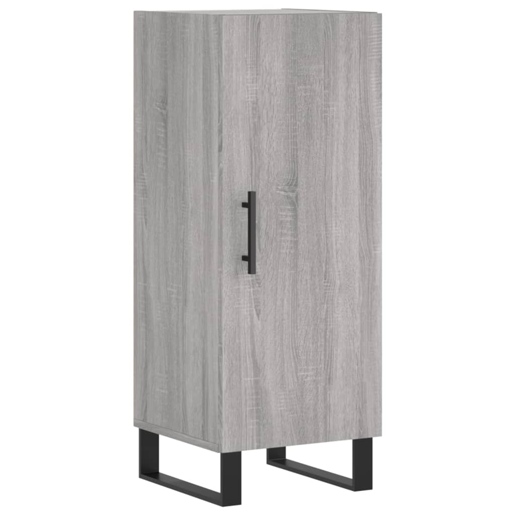 vidaXL Sideboard Grey Sonoma 34.5x34x90 cm Engineered Wood 2