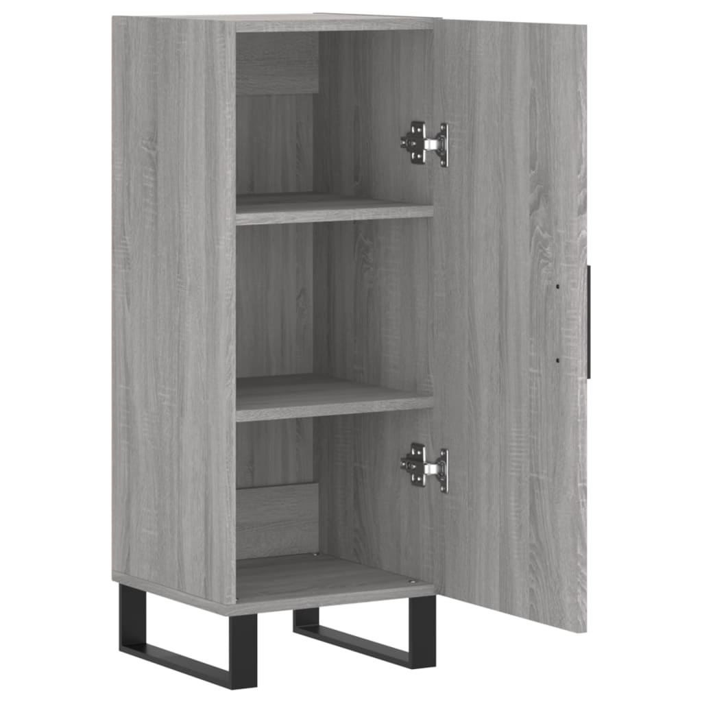 vidaXL Sideboard Grey Sonoma 34.5x34x90 cm Engineered Wood 5