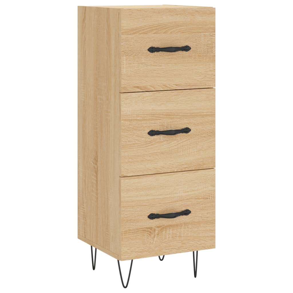 Sideboard 34,5x34x90 cm Engineered Wood Sonoma oak