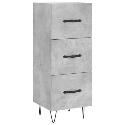 vidaXL Sideboard Concrete Grey 34.5x34x90 cm Engineered Wood 2