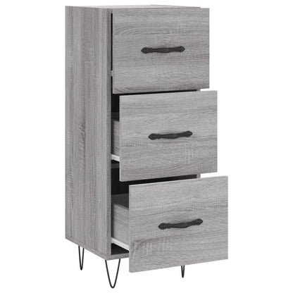 vidaXL Sideboard Grey Sonoma 34.5x34x90 cm Engineered Wood 5