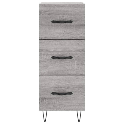 vidaXL Sideboard Grey Sonoma 34.5x34x90 cm Engineered Wood 6