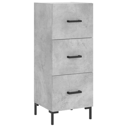 vidaXL Sideboard Concrete Grey 34.5x34x90 cm Engineered Wood 2