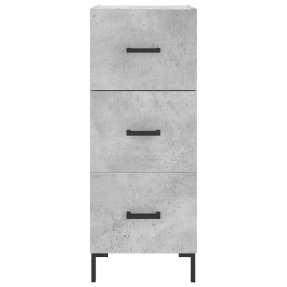 vidaXL Sideboard Concrete Grey 34.5x34x90 cm Engineered Wood 6