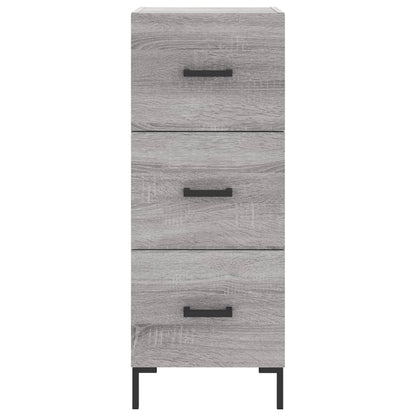 vidaXL Sideboard Grey Sonoma 34.5x34x90 cm Engineered Wood 6