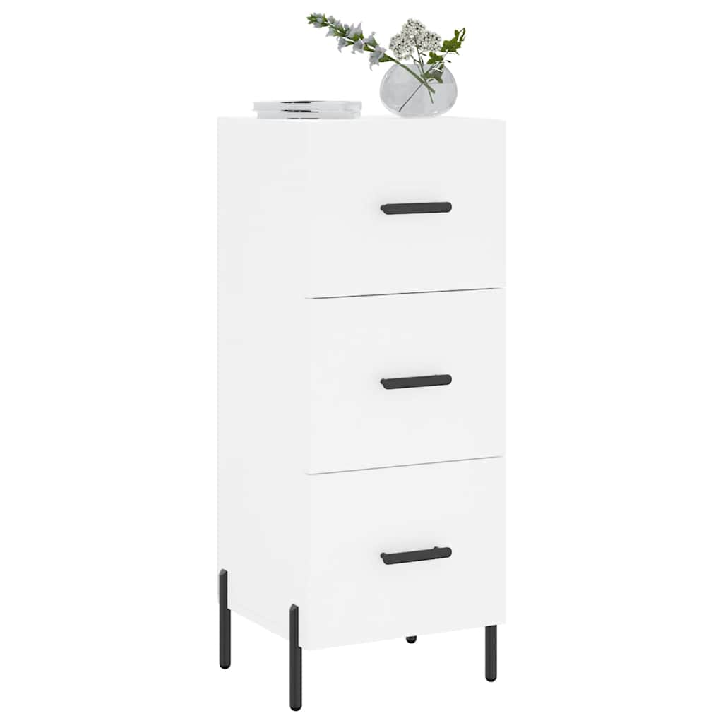 vidaXL Sideboard White 34.5x34x90 cm Engineered Wood 3