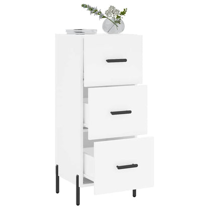 vidaXL Sideboard White 34.5x34x90 cm Engineered Wood 4