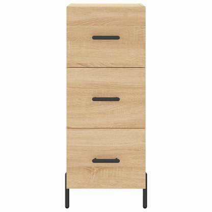 vidaXL Sideboard Sonoma Oak 34.5x34x90 cm Engineered Wood 6