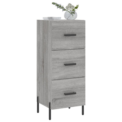 vidaXL Sideboard Grey Sonoma 34.5x34x90 cm Engineered Wood 3