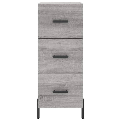 vidaXL Sideboard Grey Sonoma 34.5x34x90 cm Engineered Wood 6