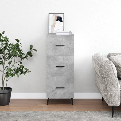 vidaXL Sideboard Concrete Grey 34.5x34x90 cm Engineered Wood 1