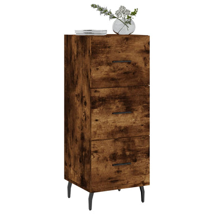 vidaXL Sideboard Smoked Oak 34.5x34x90 cm Engineered Wood 3