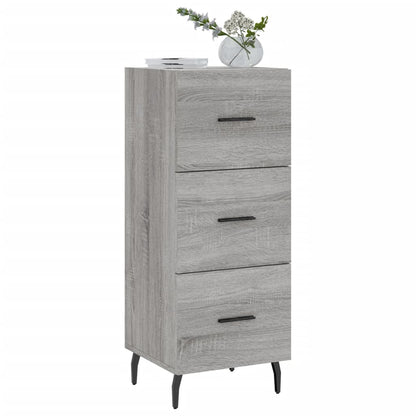 vidaXL Sideboard Grey Sonoma 34.5x34x90 cm Engineered Wood 3