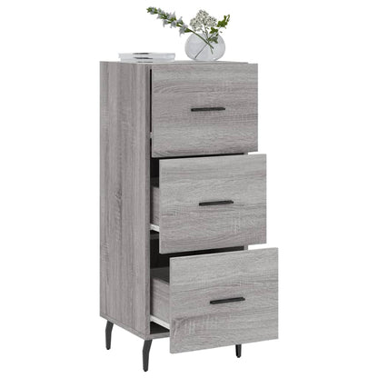 vidaXL Sideboard Grey Sonoma 34.5x34x90 cm Engineered Wood 4