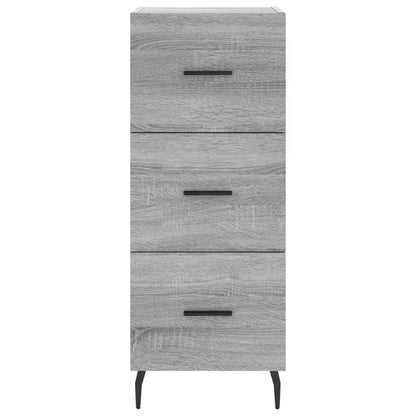 vidaXL Sideboard Grey Sonoma 34.5x34x90 cm Engineered Wood 6