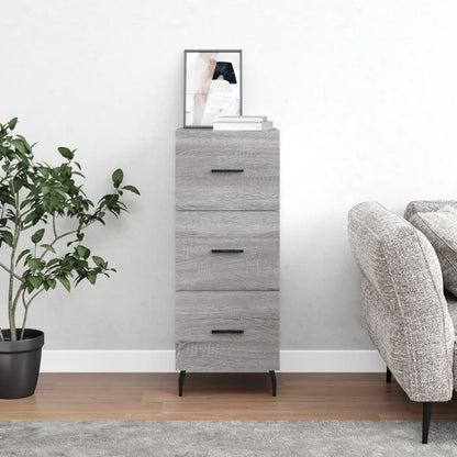 vidaXL Sideboard Grey Sonoma 34.5x34x90 cm Engineered Wood 1