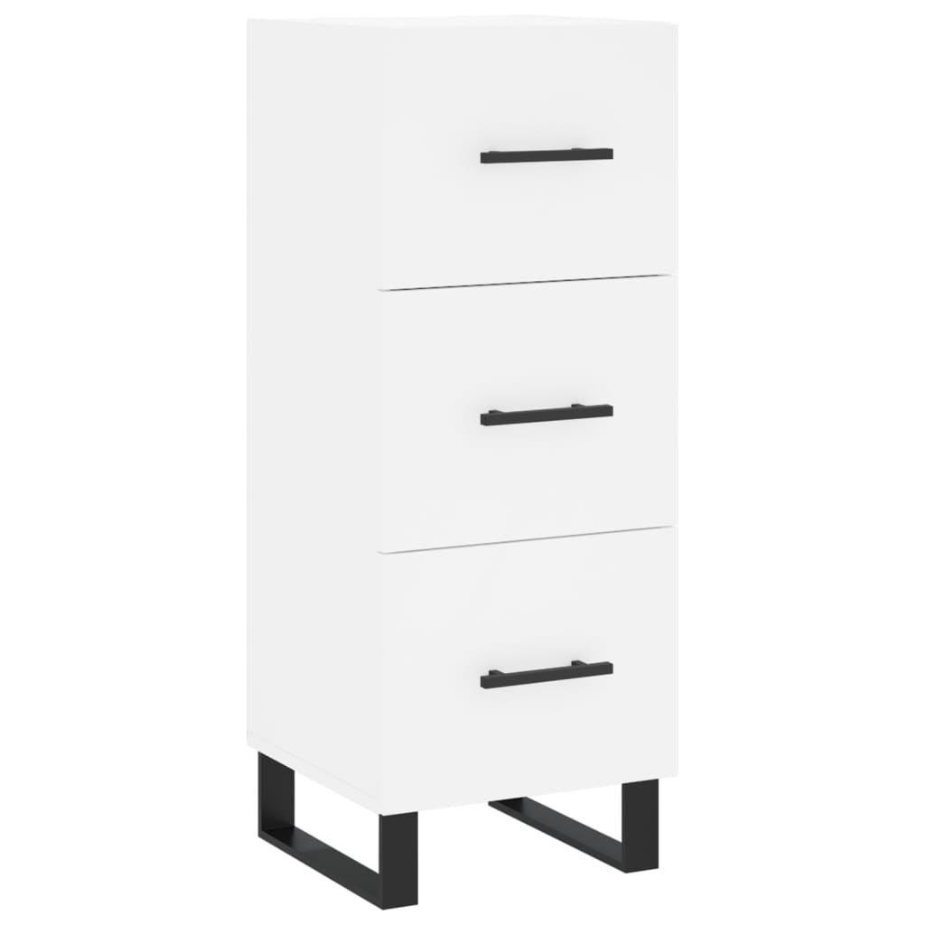 vidaXL Sideboard White 34.5x34x90 cm Engineered Wood 2