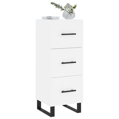 vidaXL Sideboard White 34.5x34x90 cm Engineered Wood 3