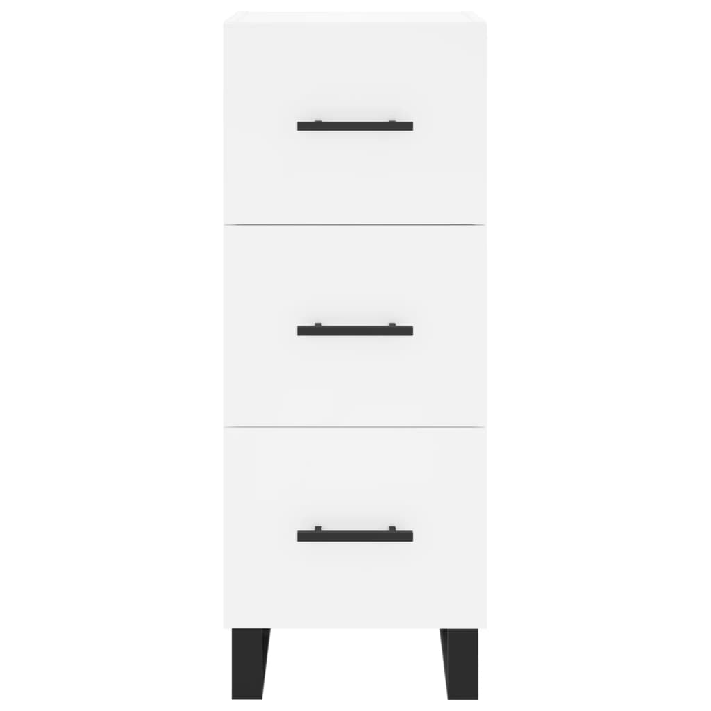 vidaXL Sideboard White 34.5x34x90 cm Engineered Wood 6