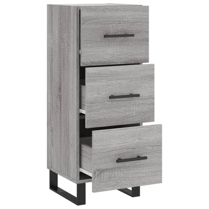 vidaXL Sideboard Grey Sonoma 34.5x34x90 cm Engineered Wood 5