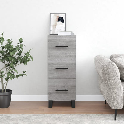 vidaXL Sideboard Grey Sonoma 34.5x34x90 cm Engineered Wood 1