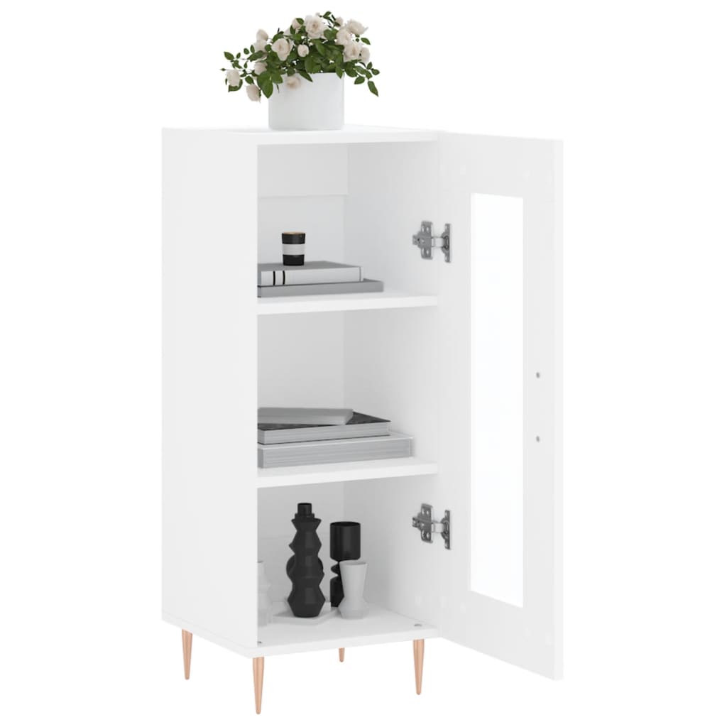 vidaXL Sideboard White 34.5x34x90 cm Engineered Wood 4