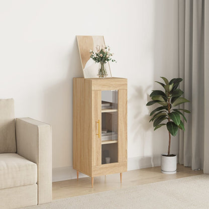 vidaXL Sideboard Sonoma Oak 34.5x34x90 cm Engineered Wood 1