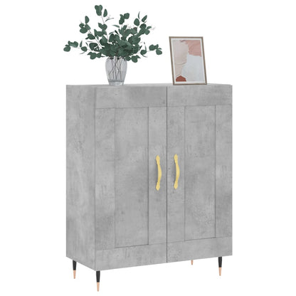 vidaXL Sideboard Concrete Grey 69.5x34x90 cm Engineered Wood 3