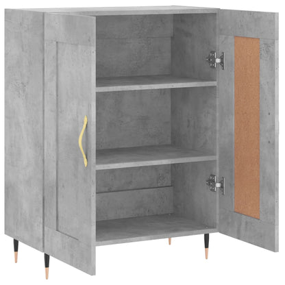 vidaXL Sideboard Concrete Grey 69.5x34x90 cm Engineered Wood 6
