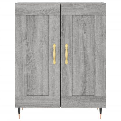 vidaXL Sideboard Grey Sonoma 69.5x34x90 cm Engineered Wood 5